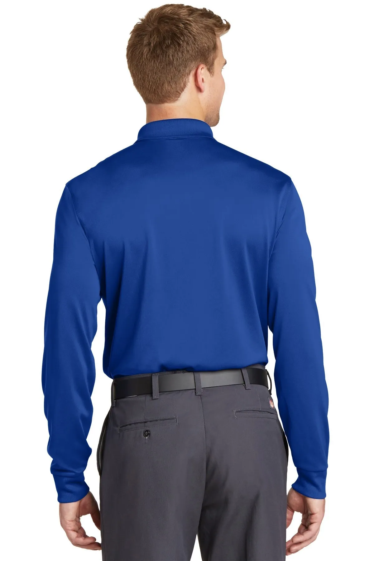 CornerStone Snag-Proof Long Sleeve Polo, Royal