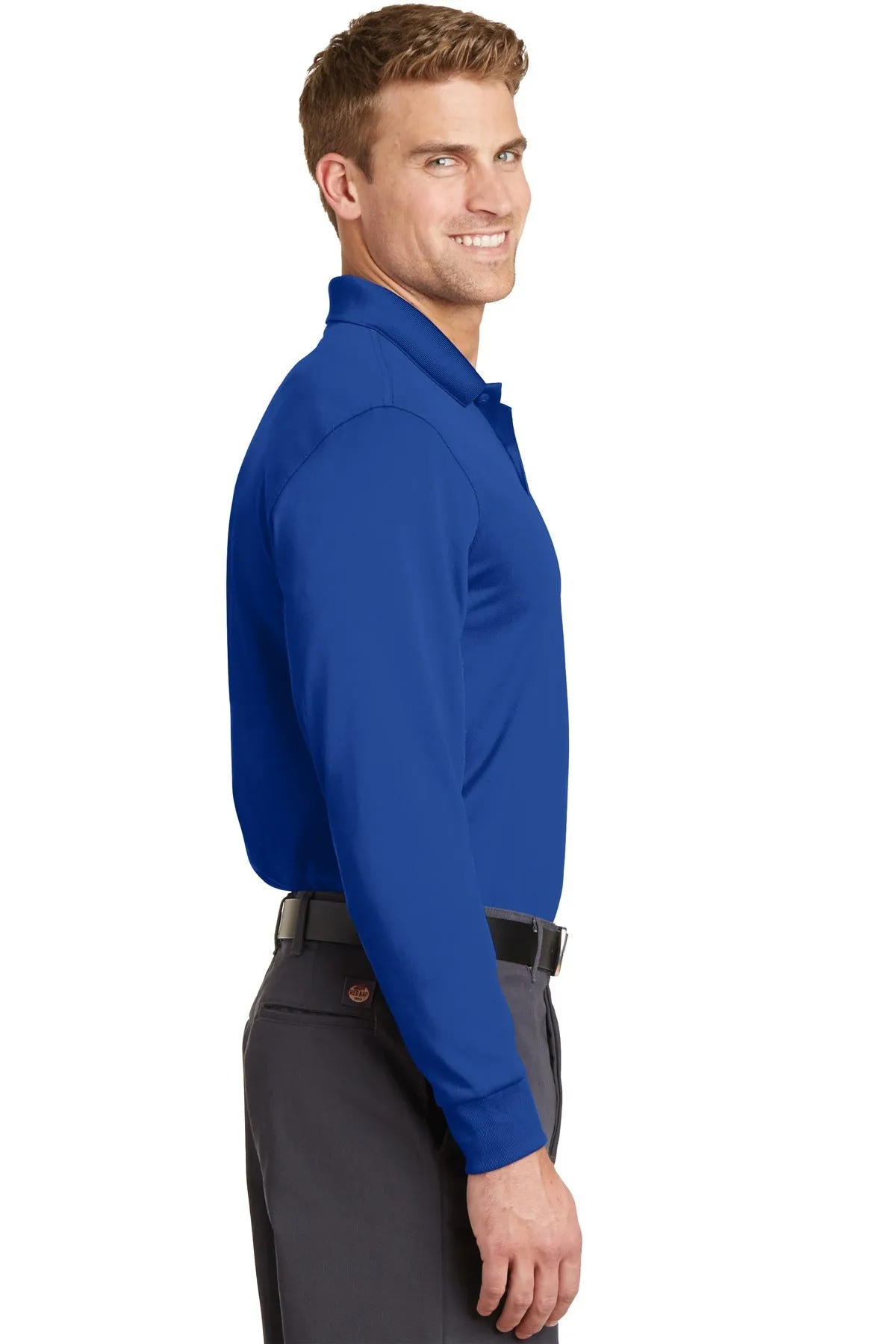 CornerStone Snag-Proof Long Sleeve Polo, Royal