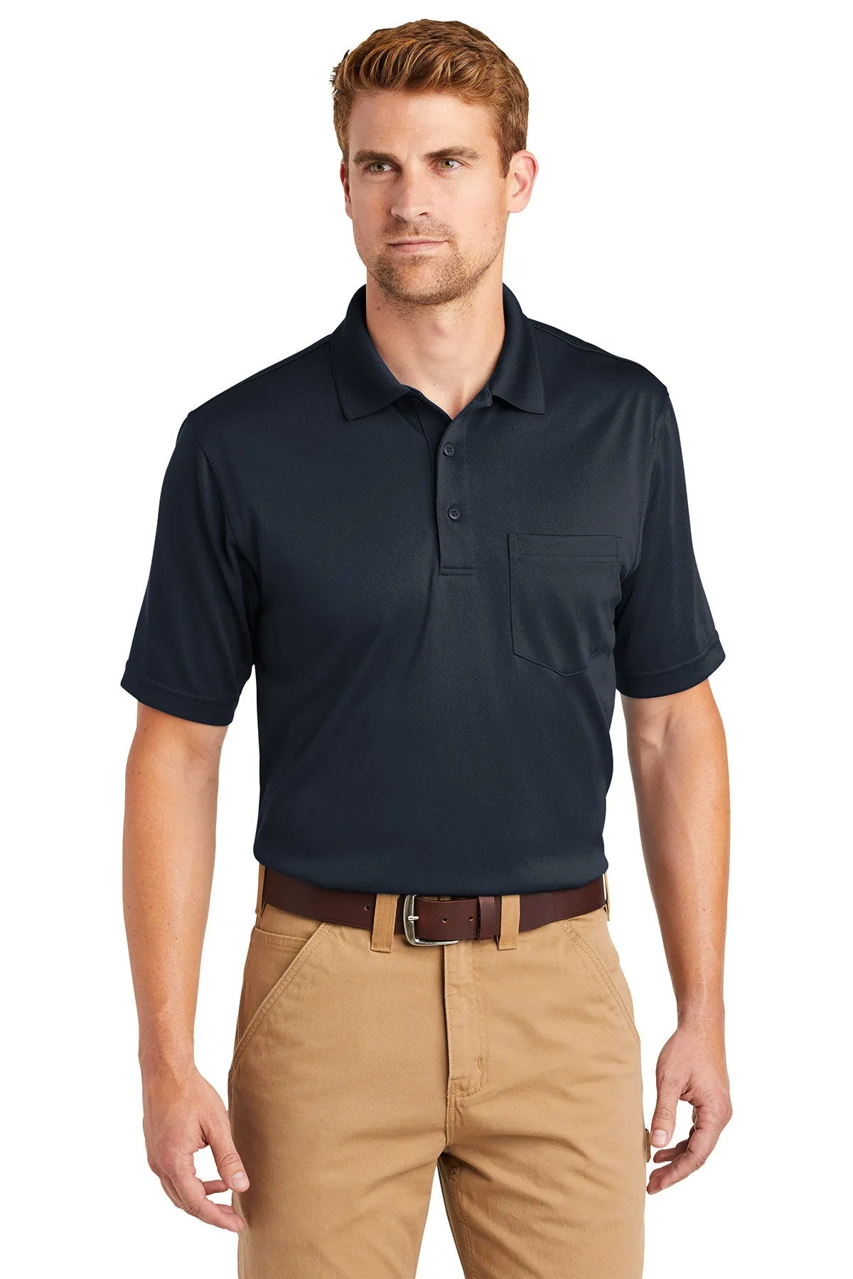 CornerStone Snag-Proof Pocket Polo, Dark Navy
