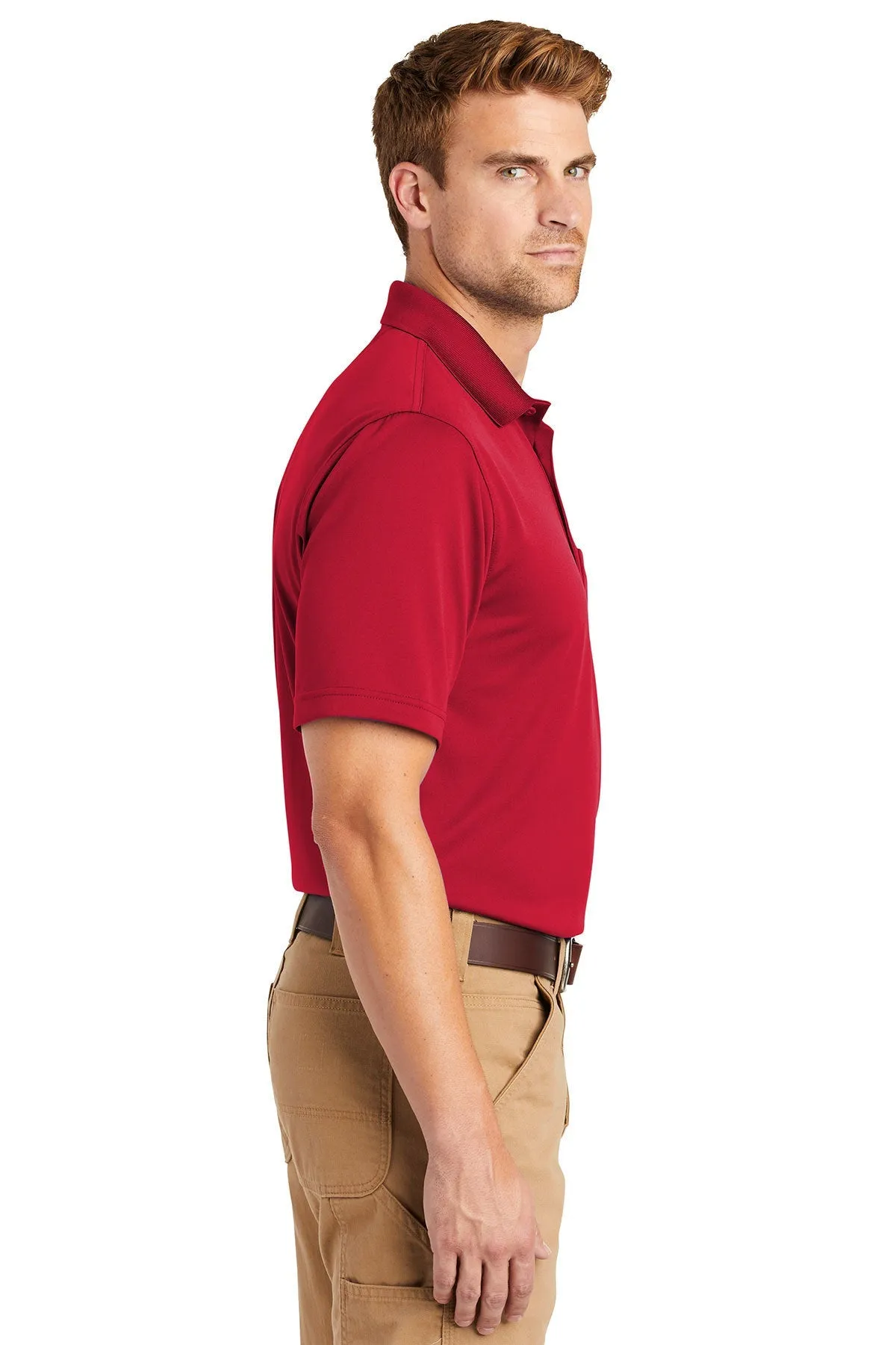CornerStone Snag-Proof Pocket Polo, Red