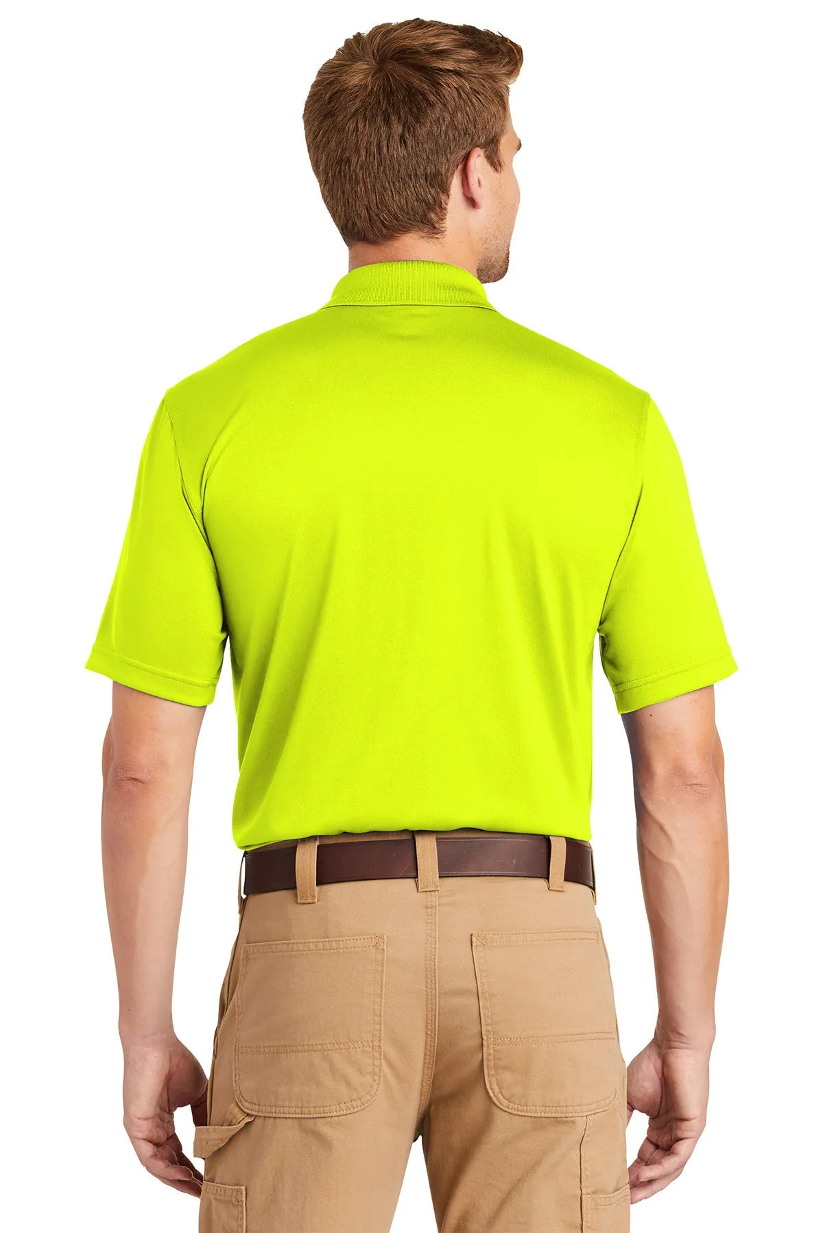 CornerStone Snag-Proof Pocket Polo, Safety Yellow