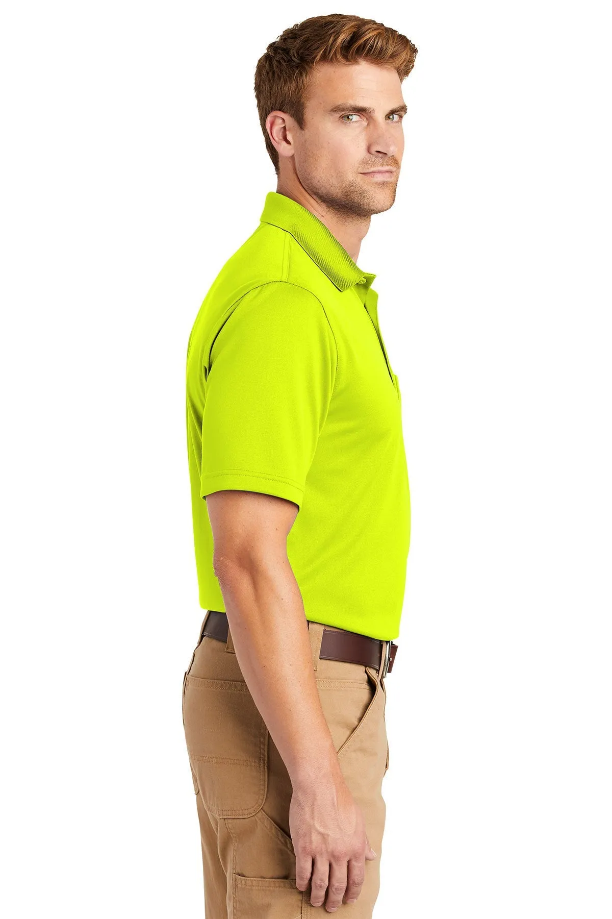 CornerStone Snag-Proof Pocket Polo, Safety Yellow