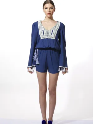 Embroidered Romper