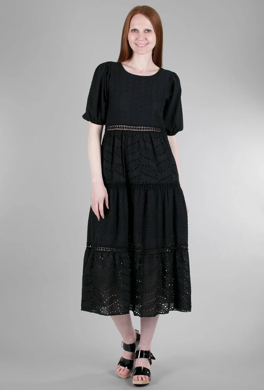Europe Bound Boho Dress, Black