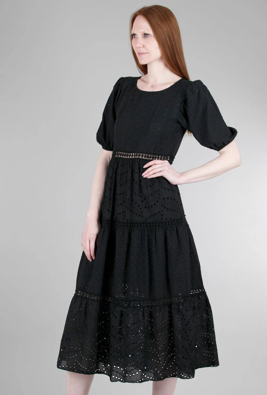 Europe Bound Boho Dress, Black