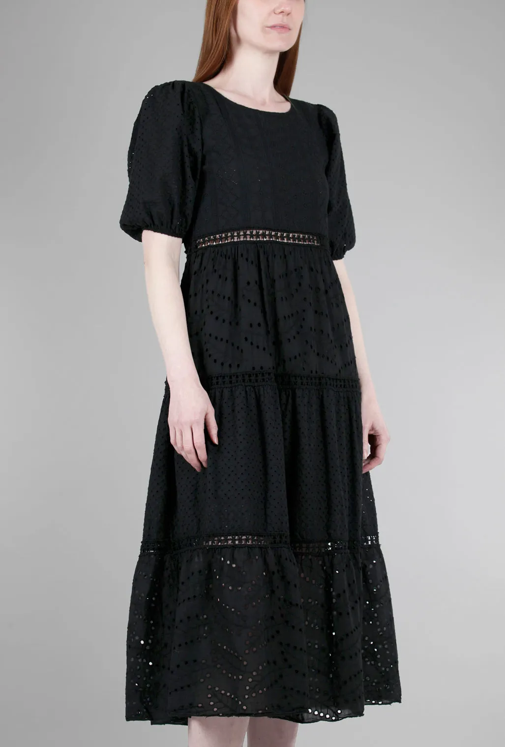 Europe Bound Boho Dress, Black