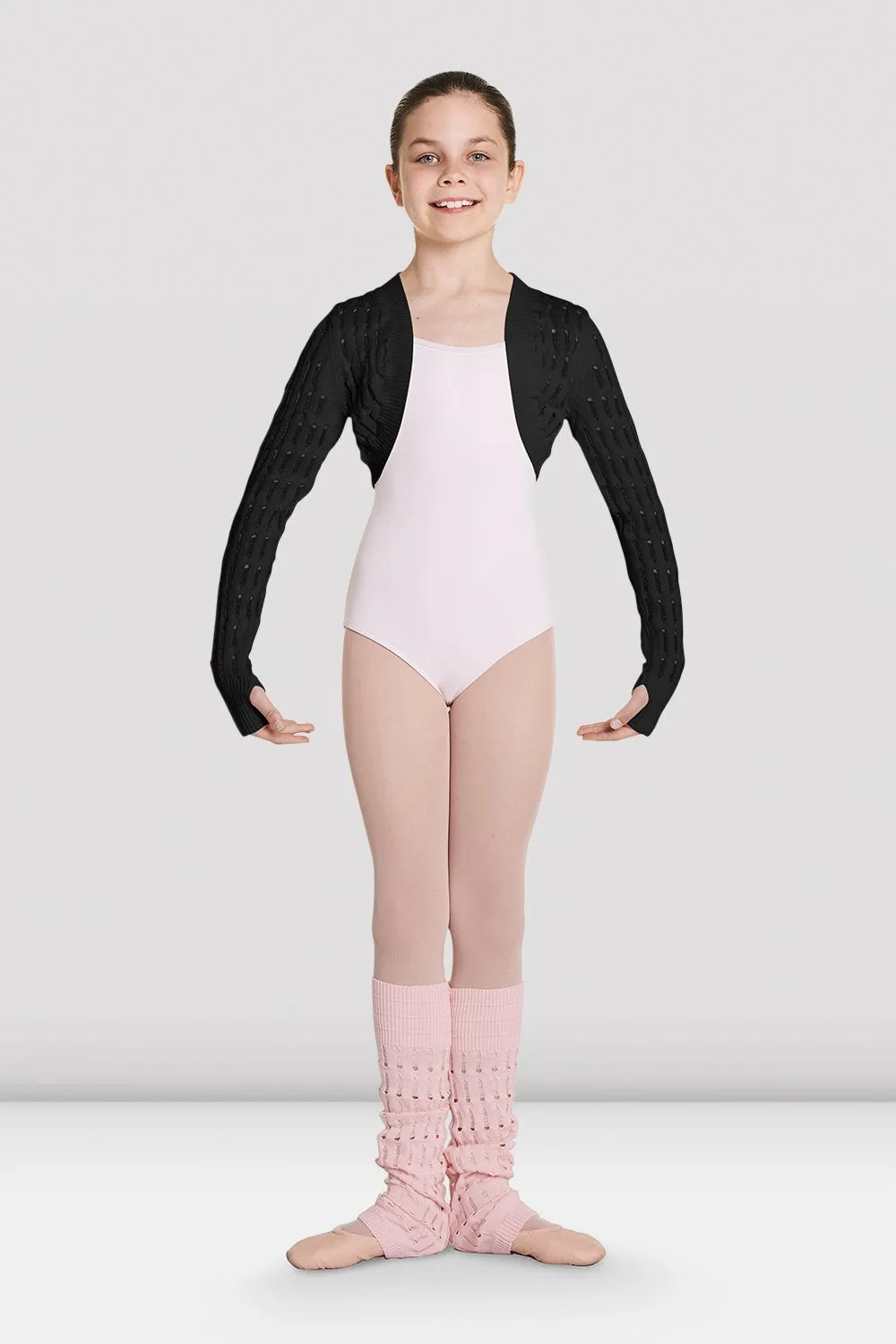 Girls Roesia Knitted Long Sleeve Shrugs