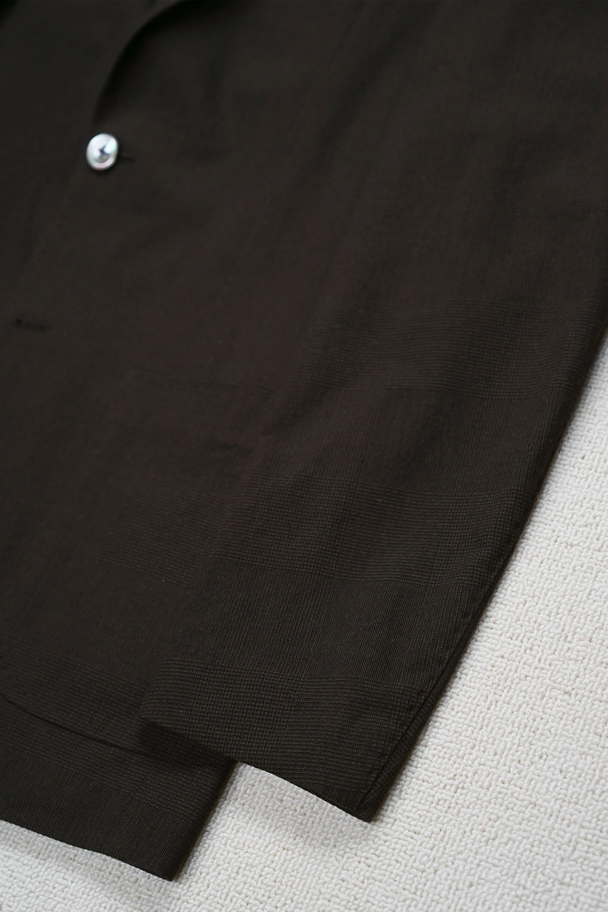 Ring Jacket Model 298 Dark Brown Prince of Wales Check Cotton/Wool Sport Coat