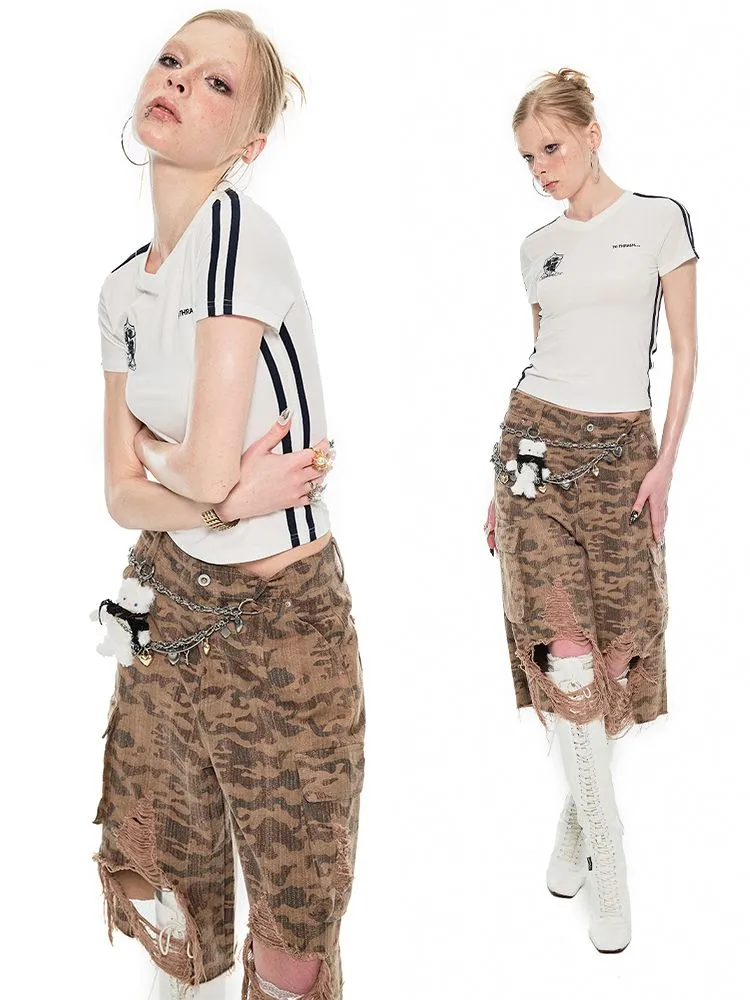 Slim straight retro casual trousers【s0000009434】